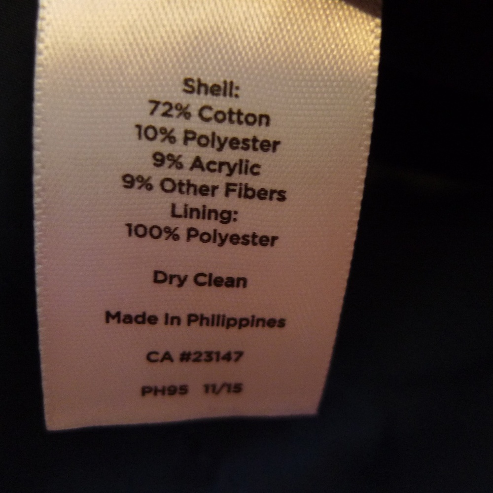 Womens Lined Winter Coat NWOT - Picture 6 of 6